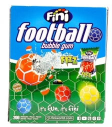 Fini football bubble gum fizz