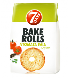 7Days Bake Rolls ντομάτα ελιά και ρίγανη
